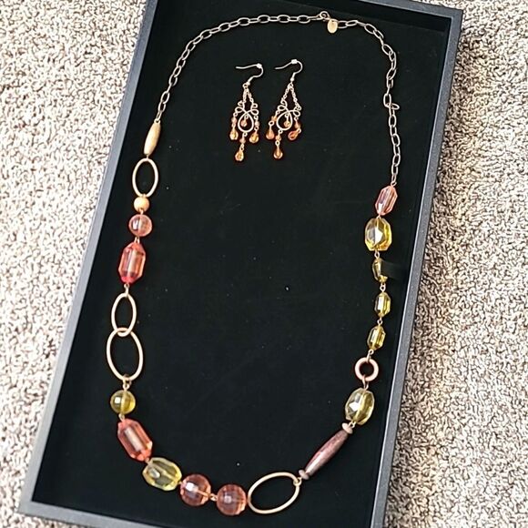 16" Necklace/Earrings Set   - Picture 1 of 4